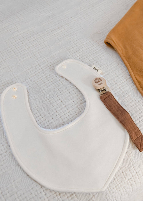Bamboo Cotton Dribble Bib: Sage
