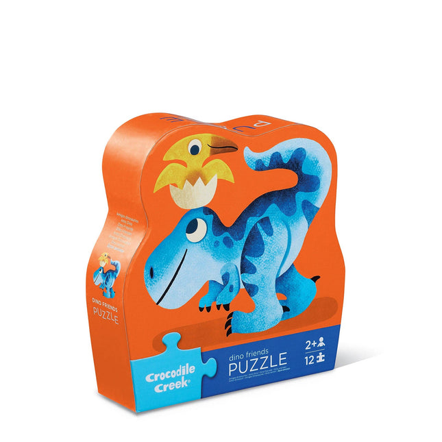 Crocodile Creek Mini Puzzle 12 pc - Dino Friends