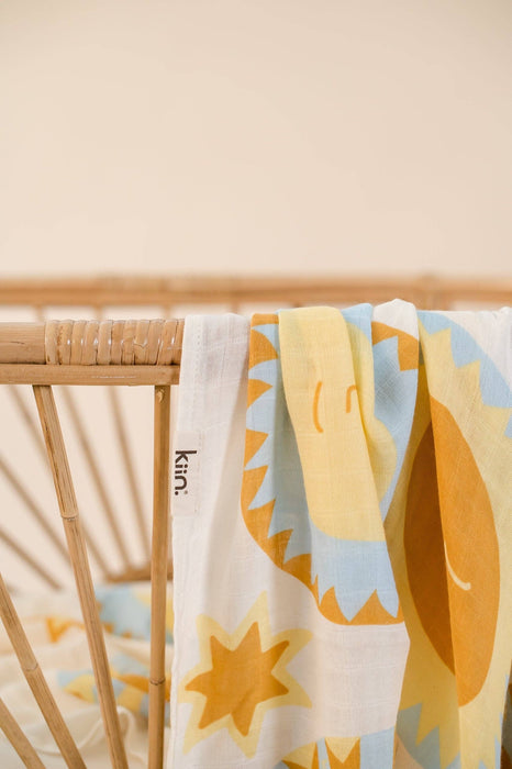Organic Muslin Swaddle - Sunny Day (Limited Edition): Sunny Day