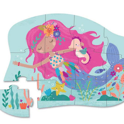 Crocodile Creek Mini Puzzle 12 pc  - Mermaid Dreams