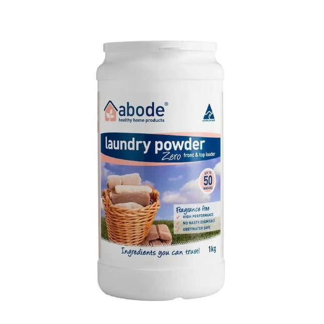 Abode Laundry Powder - Sensitive 1kg Abode Natural Cleaning