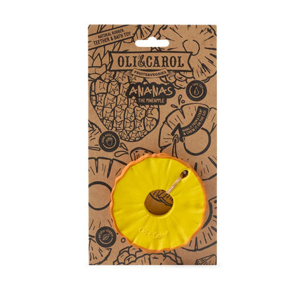 Oli & Carol Natural Rubber Teether - Ananas the Pineapple-Oli & Carol-Hello Charlie