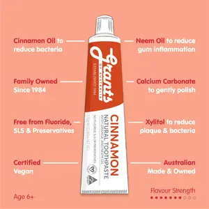 Grant's Natural Toothpaste - Cinnamon - Fluoride Free - 110g-Grant's of Australia-Hello Charlie