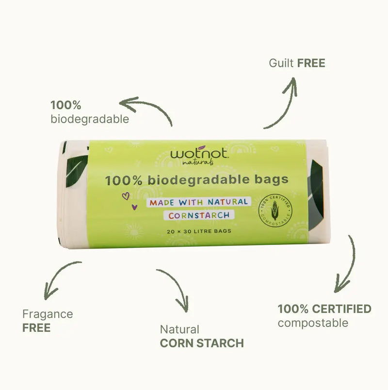 Wotnot Biodegradable Bags 30L - 20 Bags WotNot
