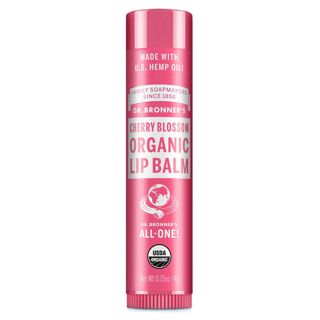 Dr. Bronner's Organic Lip Balm - Cherry Blossom-Hello-Charlie