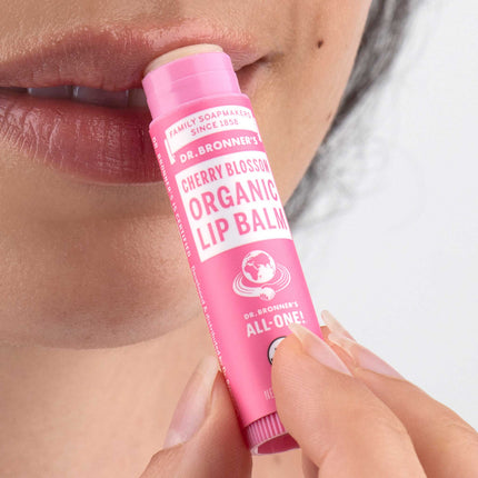 Dr. Bronner's Organic Lip Balm - Cherry Blossom-Hello-Charlie
