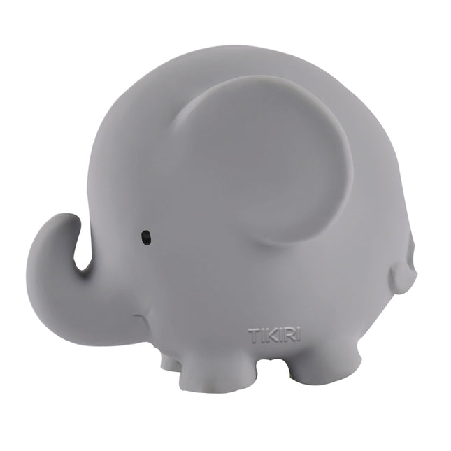Tikiri My First Zoo Rubber Teether & Rattle - Elephant