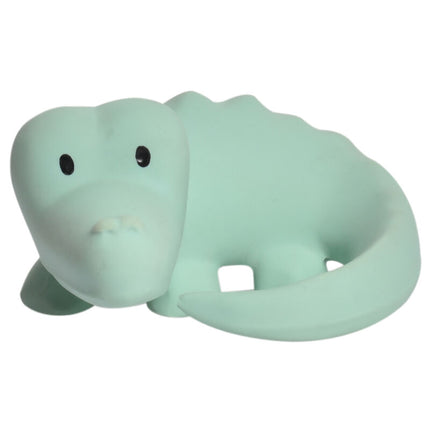 Tikiri My First Zoo Natural Rubber Teether & Rattle - Crocodile