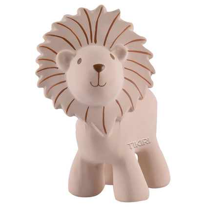 Tikiri My First Zoo Natural Rubber Teether & Rattle - Lion