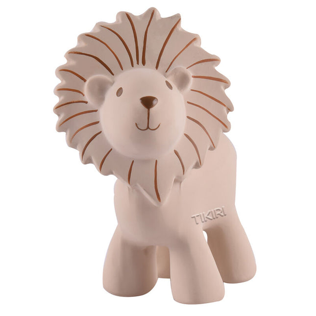 Tikiri My First Zoo Natural Rubber Teether & Rattle - Lion