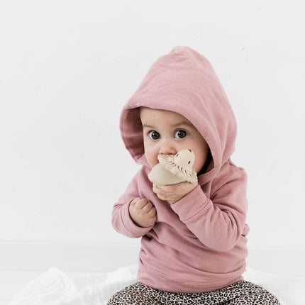 Tikiri My First Zoo Natural Rubber Teether & Rattle - Lion