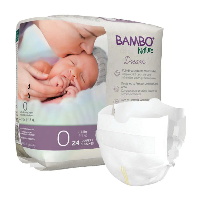 Bambo Nature Eco Nappies Premature Size 0 - Pack Bambo Nature