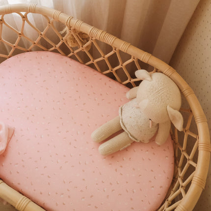 Fox & Fallow Organic Muslin Wrap -  Dusty Rose Fox & Fallow