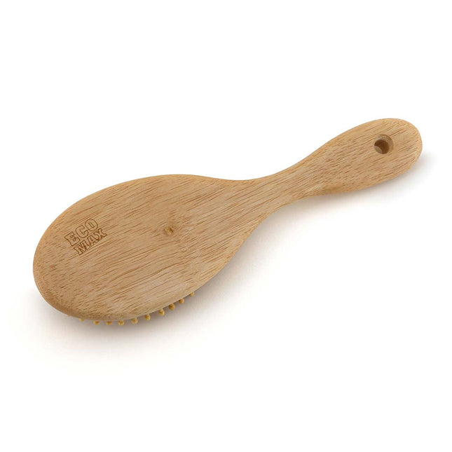 ECOMAX Rubber Wood Hair Brush - Large ECOMAX