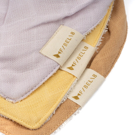 Fabelab Organic Cotton Bandana Bib - Star Dust - 3 Pack Fabelab