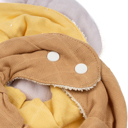 Fabelab Organic Cotton Bandana Bib - Star Dust - 3 Pack Fabelab