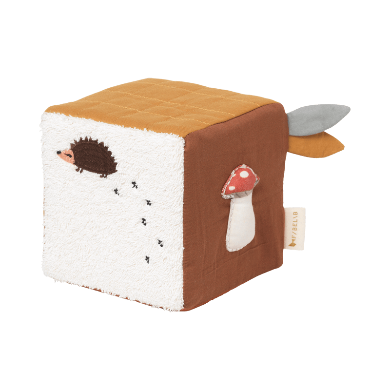 Fabelab Raketa Fabelab Fabric Baby Activity Cube - Forest Fabelab