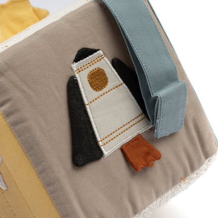Fabelab Fabric Baby Activity Cube - Space Fabelab