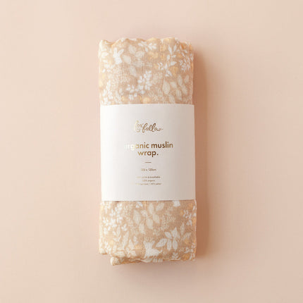 Fox & Fallow Organic Muslin Wrap - Forest Friends Fox & Fallow
