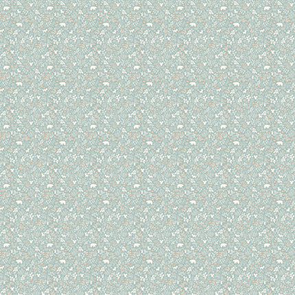 Fox & Fallow Organic Muslin Wrap - Forest Friends Sage Fox & Fallow