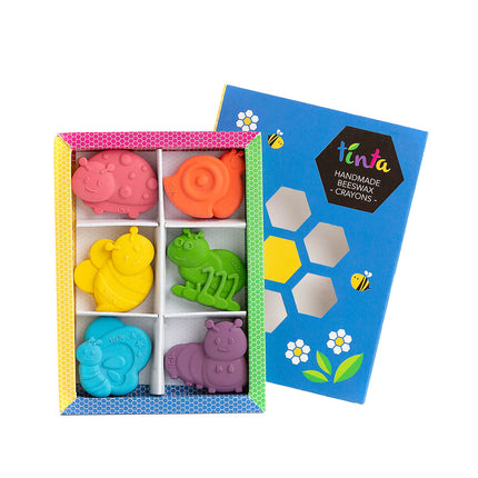 Tinta Beeswax Crayons - Garden Insect - 6 pack Tinta Crayons