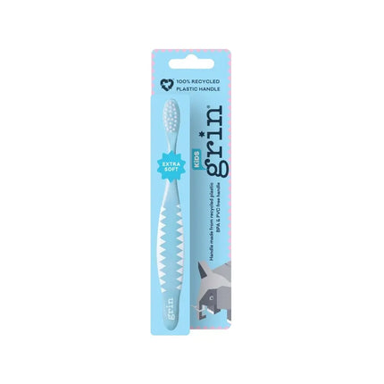 Grin 100% Recycled Toothbrush Kids Extra Soft-Grin-Pink-Hello Charlie