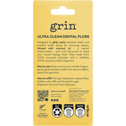 GRIN Ultra Clean Floss Coconut Oil Infused 30m + Refill-Grin-Hello Charlie