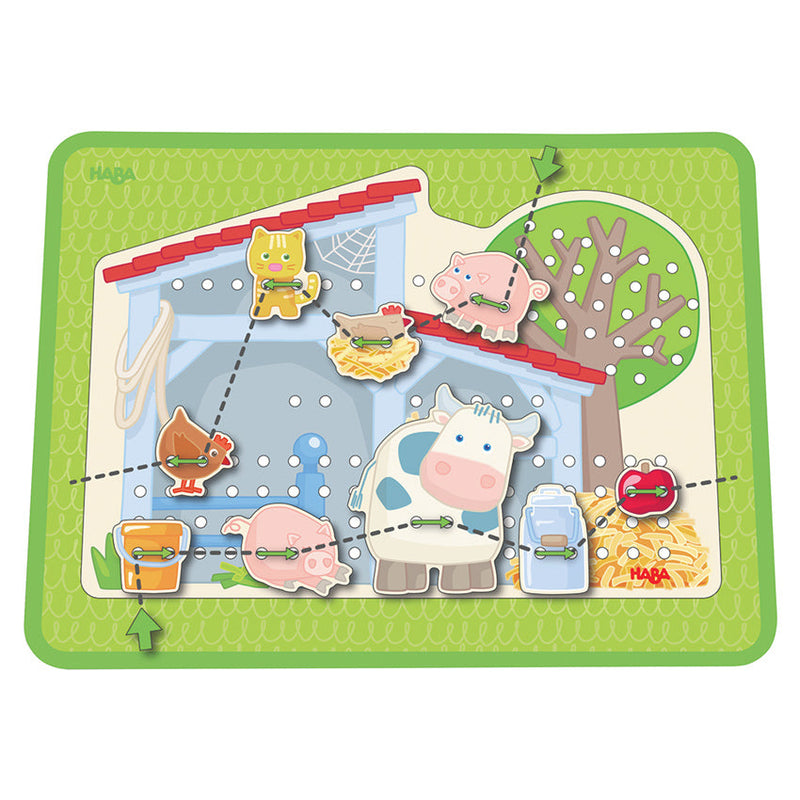 HABA Threading Game - Farm HABA