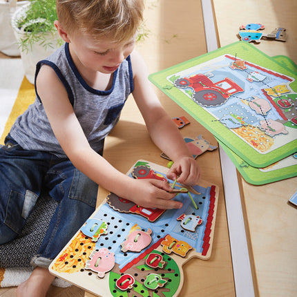 HABA Threading Game - Farm HABA