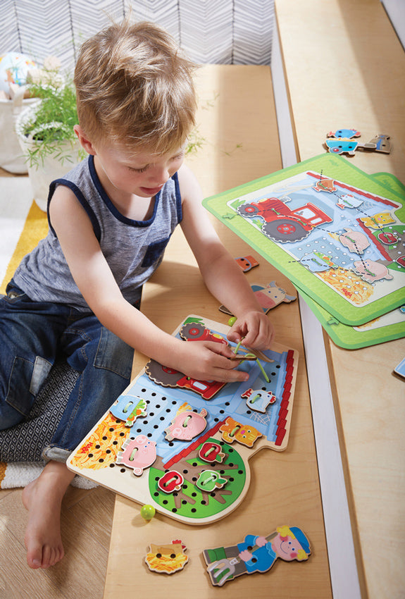 HABA Threading Game - Farm HABA