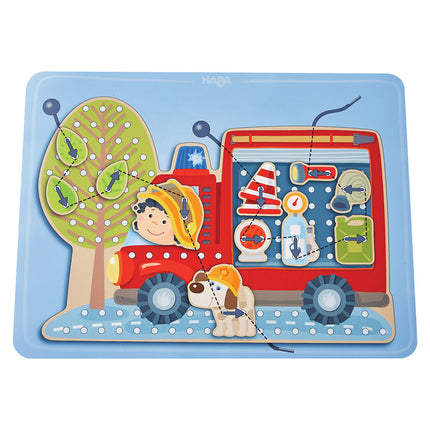 HABA Threading Game - Fire Truck HABA
