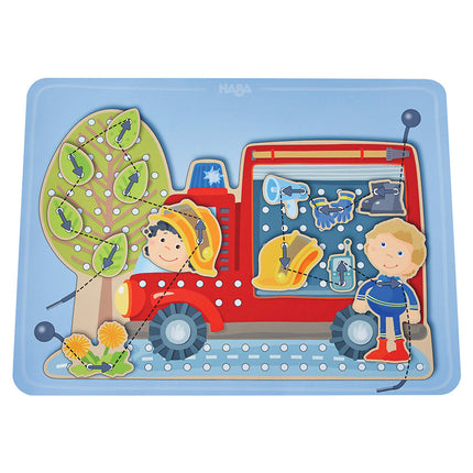 HABA Threading Game - Fire Truck HABA