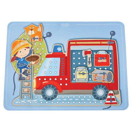 HABA Threading Game - Fire Truck HABA