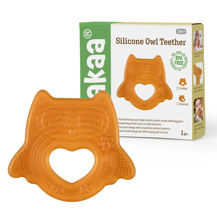 Haakaa Silicone Teether -Smiling Owl Haakaa
