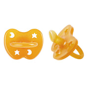 Hevea Star & Moon Pacifier - Orthodontic -Twin Pack - 0-3 Months Hevea