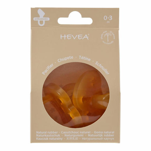 HEVEA Natural Rubber Pacifier - Jaw-Friendly Design For 3-36 Months