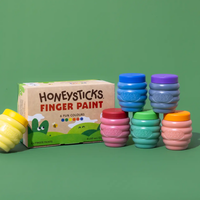 Honeysticks Finger Paint 6pk 60ml