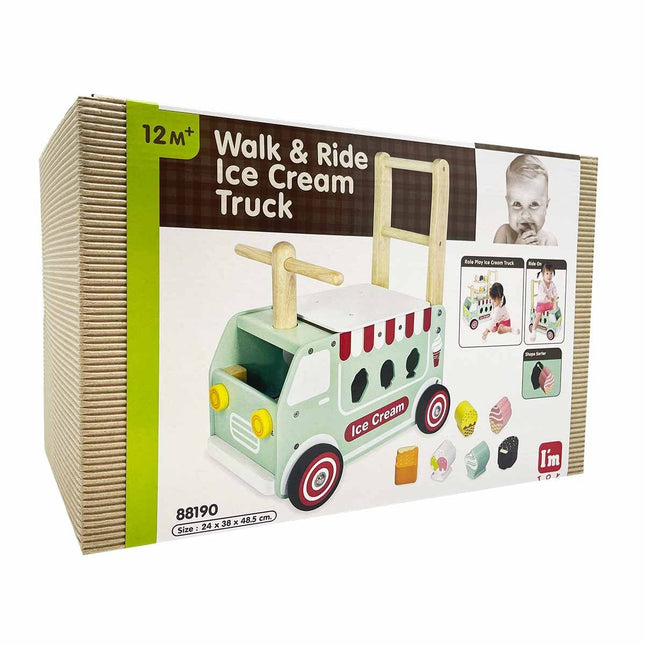 Im Toy Walk and Ride Ice Cream Truck Sorter I'm Toy