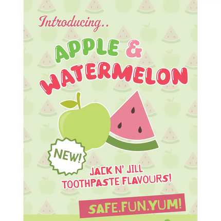 Jack N' Jill Natural Kids Toothpaste - Watermelon Jack and Jill Kids