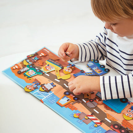 Janod Building Site Magnetic Story Janod