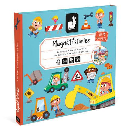 Janod Building Site Magnetic Story Janod