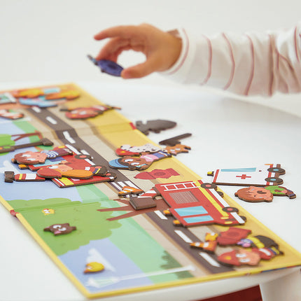 Janod  Firefighters Magnetic Story Janod