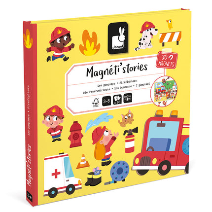 Janod  Firefighters Magnetic Story Janod
