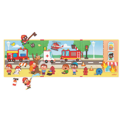 Janod  Firefighters Magnetic Story Janod