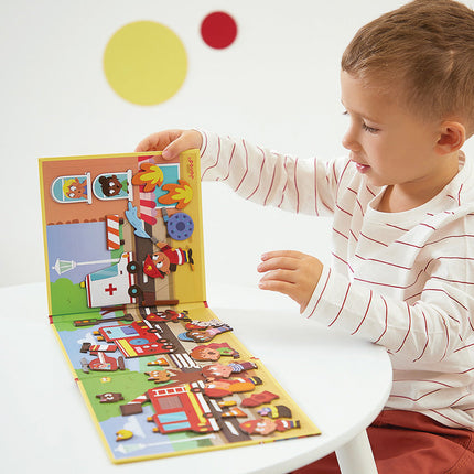Janod  Firefighters Magnetic Story Janod