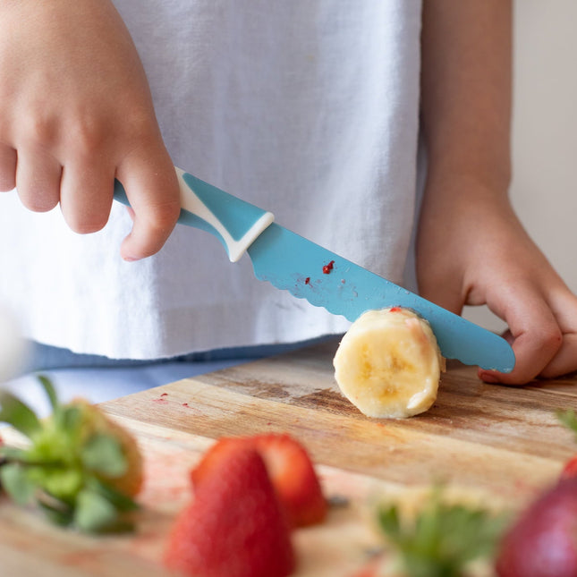 KiddiKutter Child Safe Knife - Sky Blue-KiddiKutter-Hello Charlie