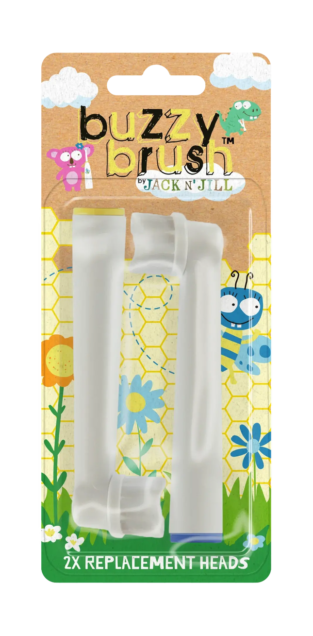 Jack 'N Jill Kids Replacement Electric Toothbrush Heads Jack and Jill Kids