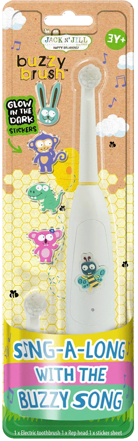 Jack 'N Jill Kids Replacement Electric Toothbrush Heads Jack and Jill Kids