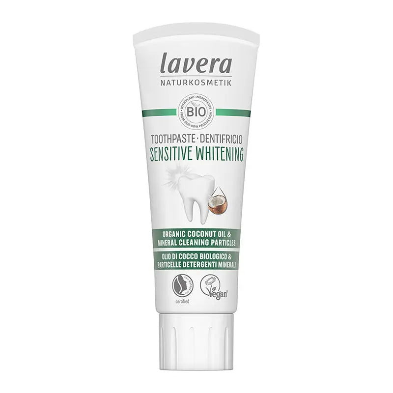 Toothpaste Sensitive Whitening 75ml-Lavera-Hello Charlie