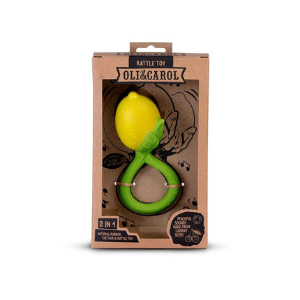Oli & Carol Baby Rattle Toy - Lemon-Oli & Carol-Hello Charlie